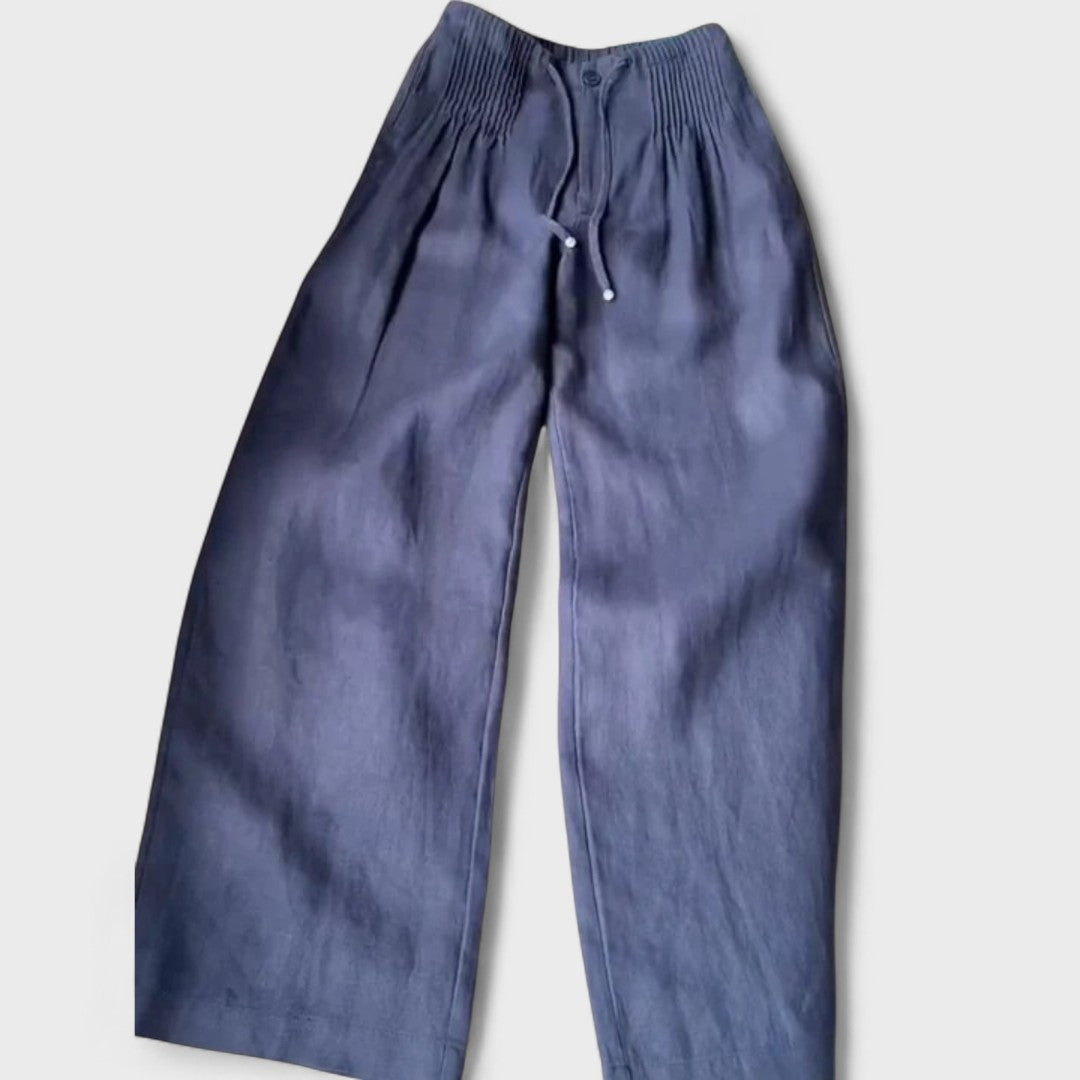 Isalie - Pantaloni a gamba larga