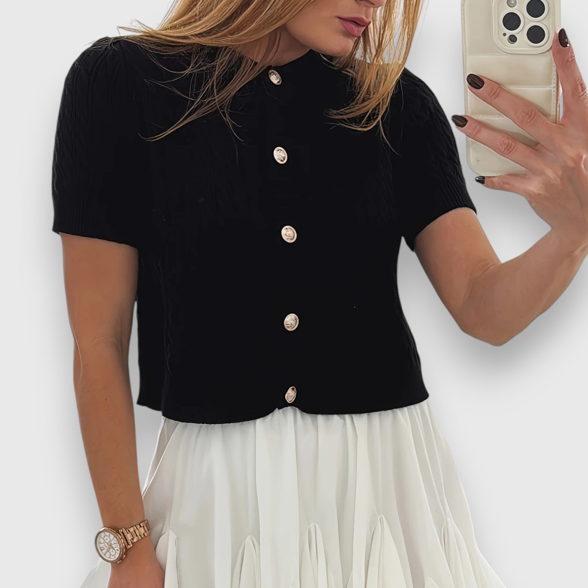 Liova – Cardigan corto con bottoni