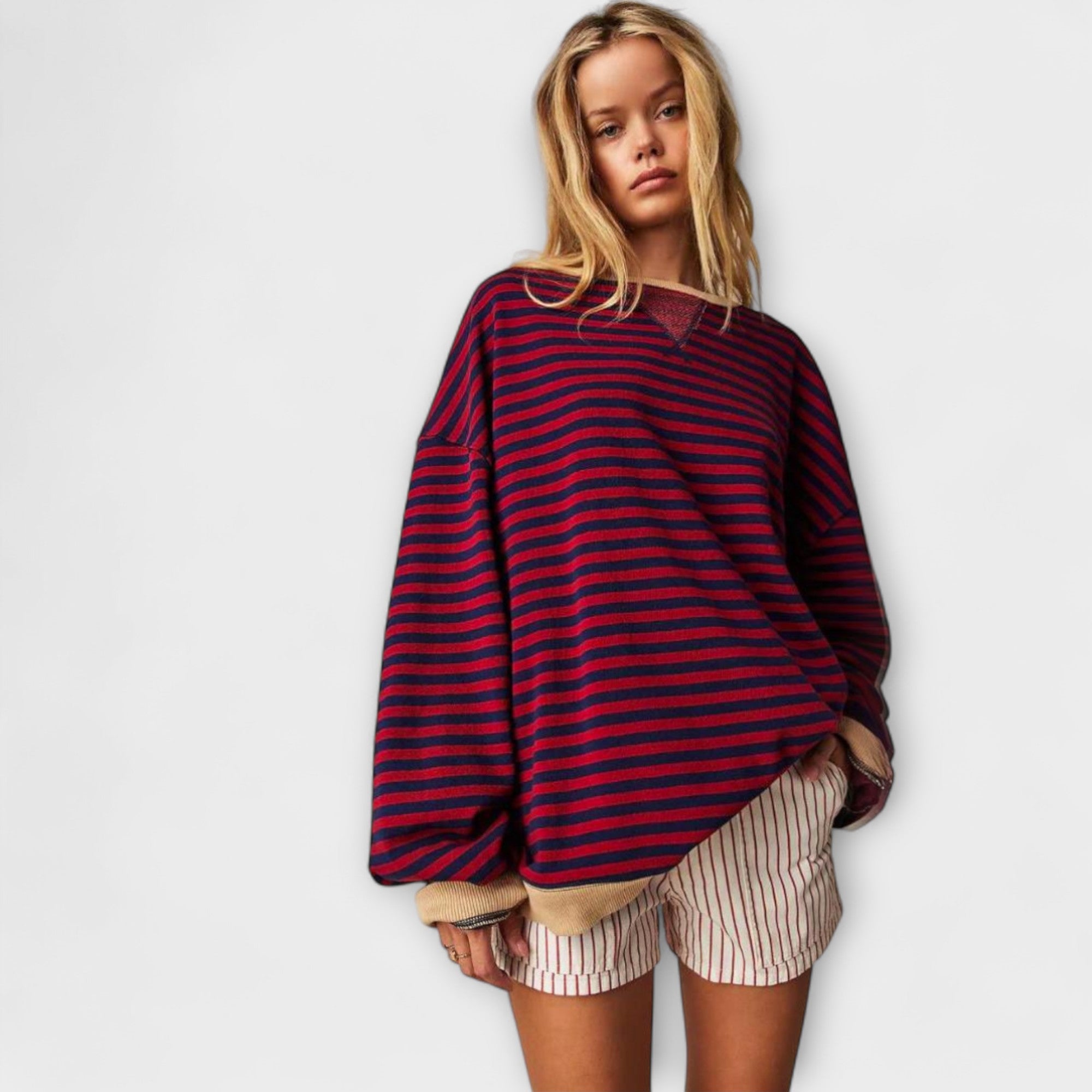 Mary - Maglione Oversize a Righe
