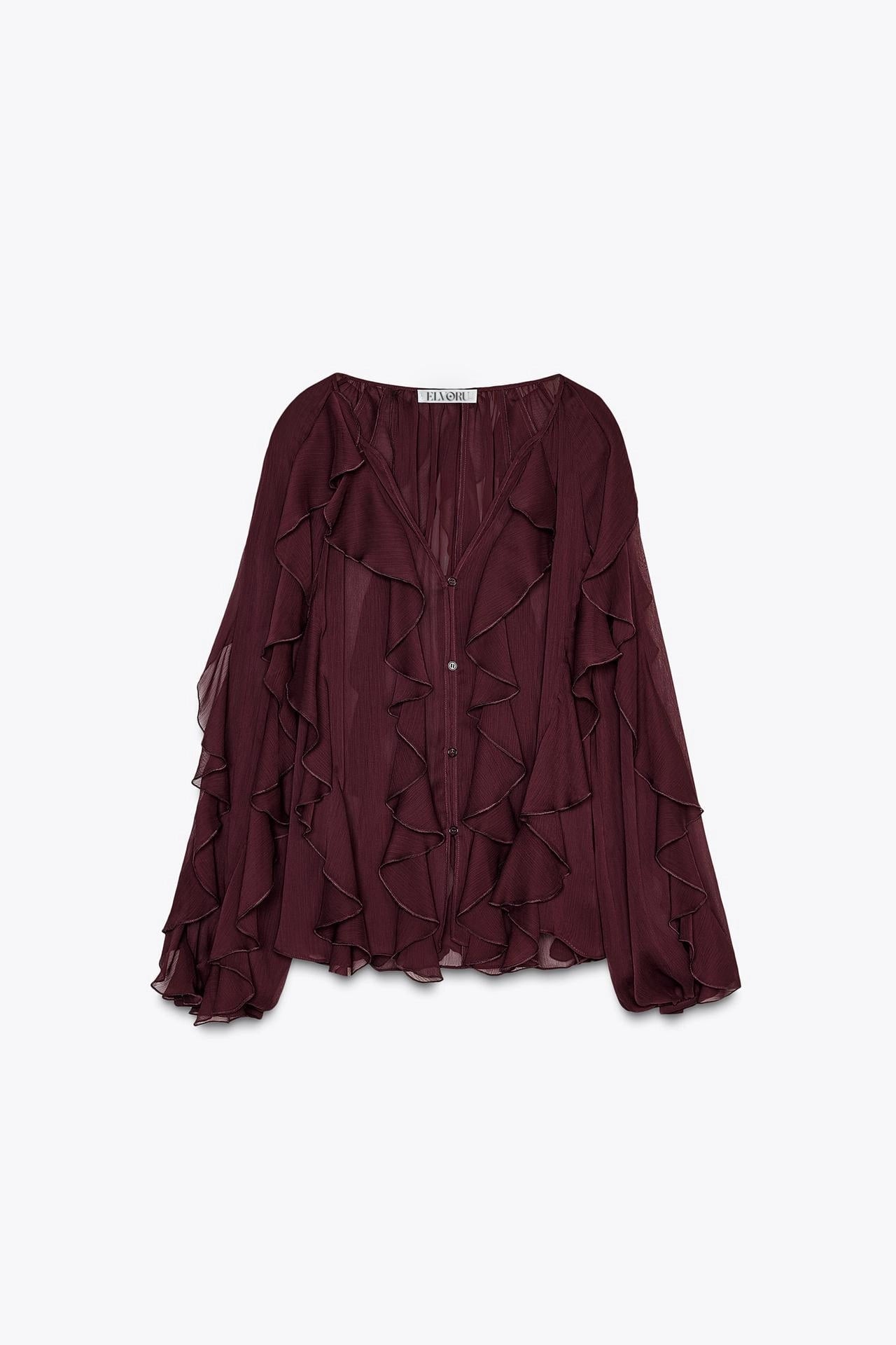 Sofia™ | Desiderio Puro - Blusa con Ruches
