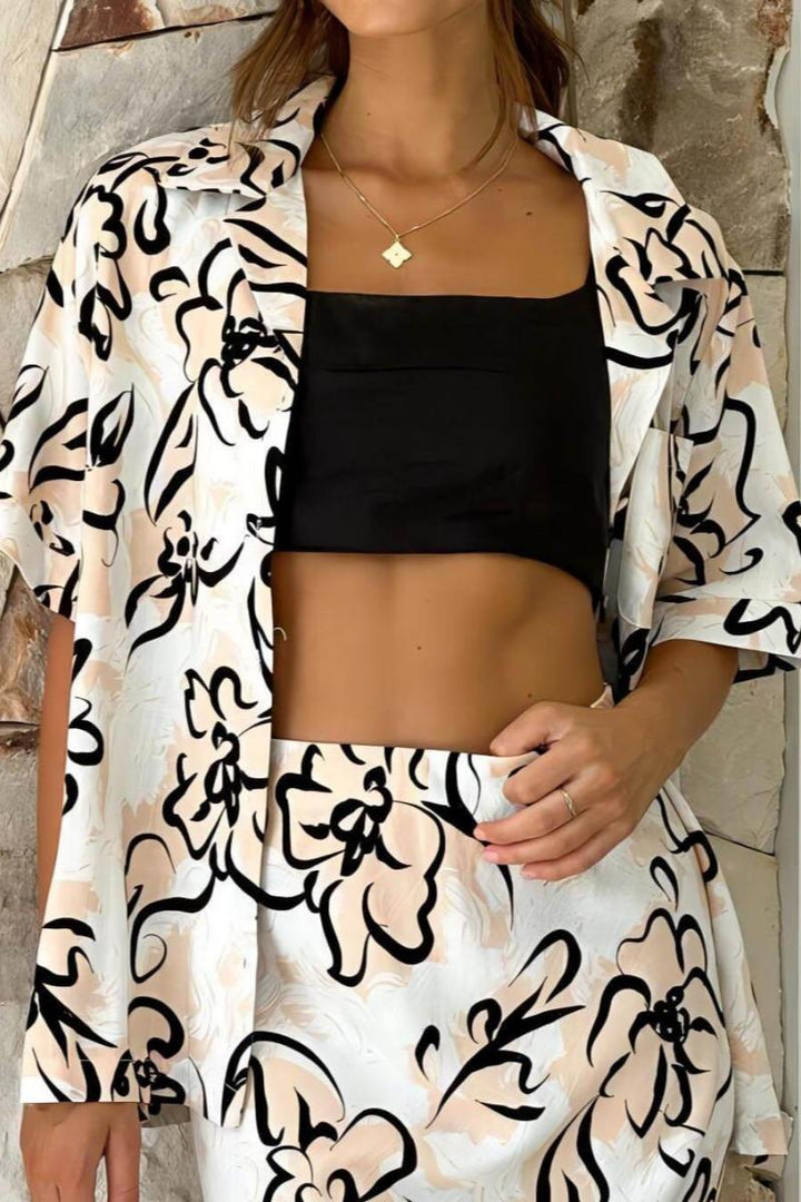 Sofia™ | Set di pantaloni larghi con stampa floreale