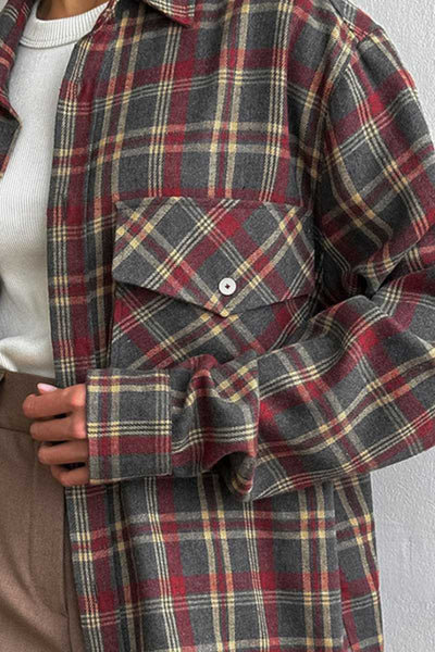 Sofia™ | Camicia casual a quadri vintage