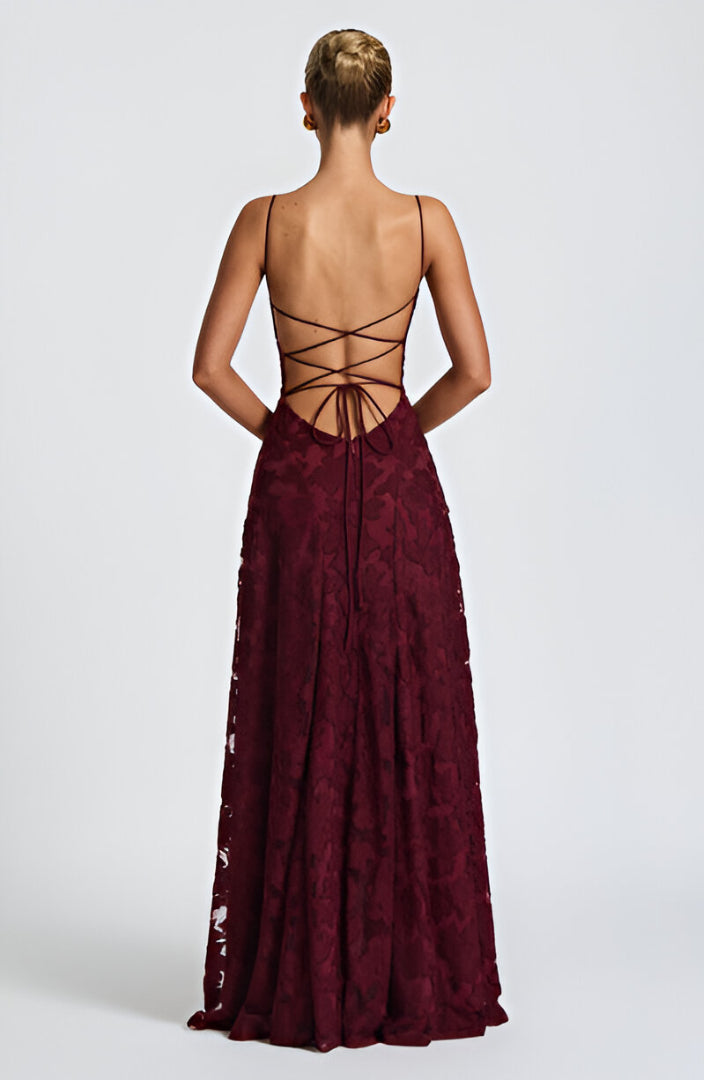 Francisa | Abito Maxi in Pizzo con Corsetto
