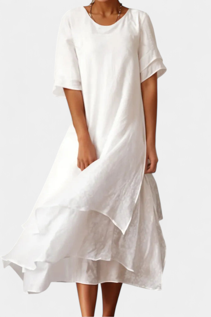 Eloise Vestito Maxi a Strati Elegante