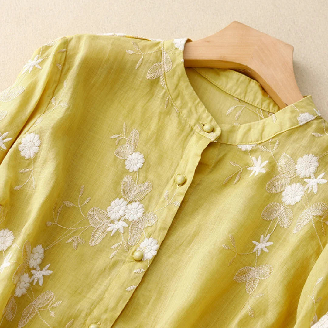 Laurienne™ | Blusa ricamata