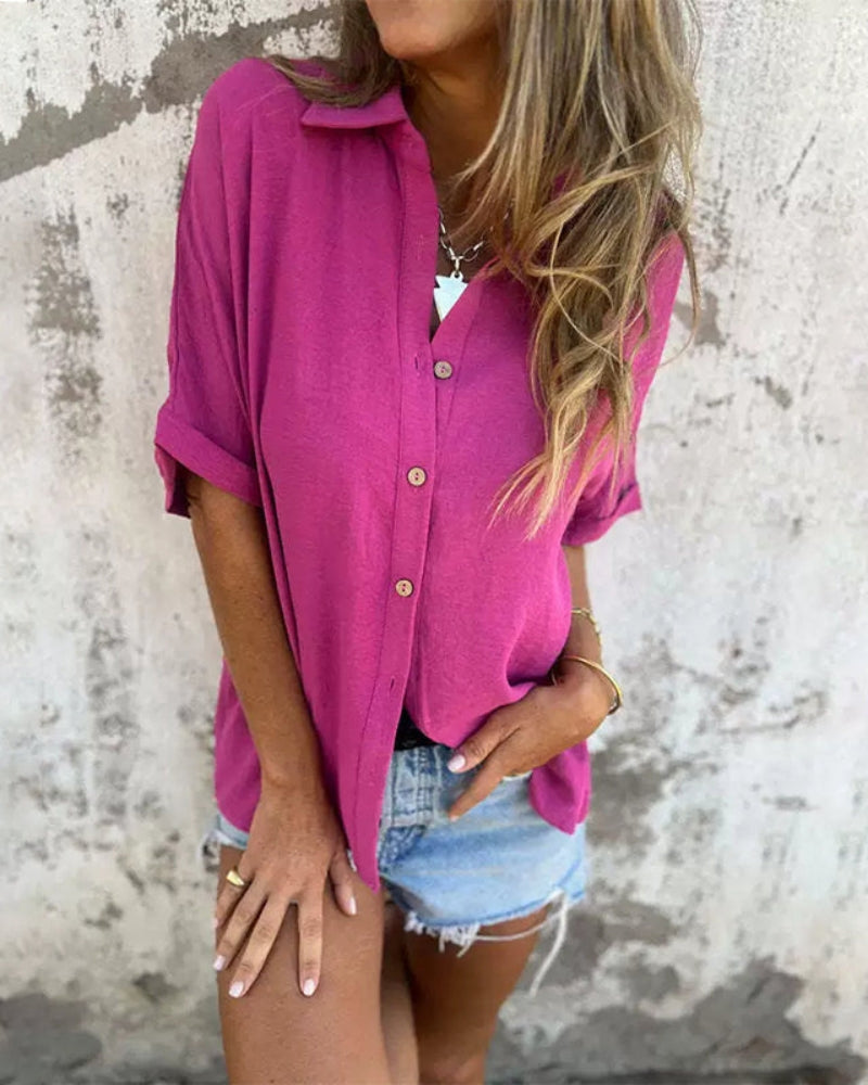 Sirena | Camicia Casual con Colore e Stile – Per un’Eleganza Senza Sforzo