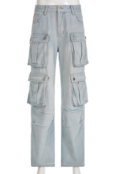 Sofia™ | Jeans dritti con eleganti dettagli in strass