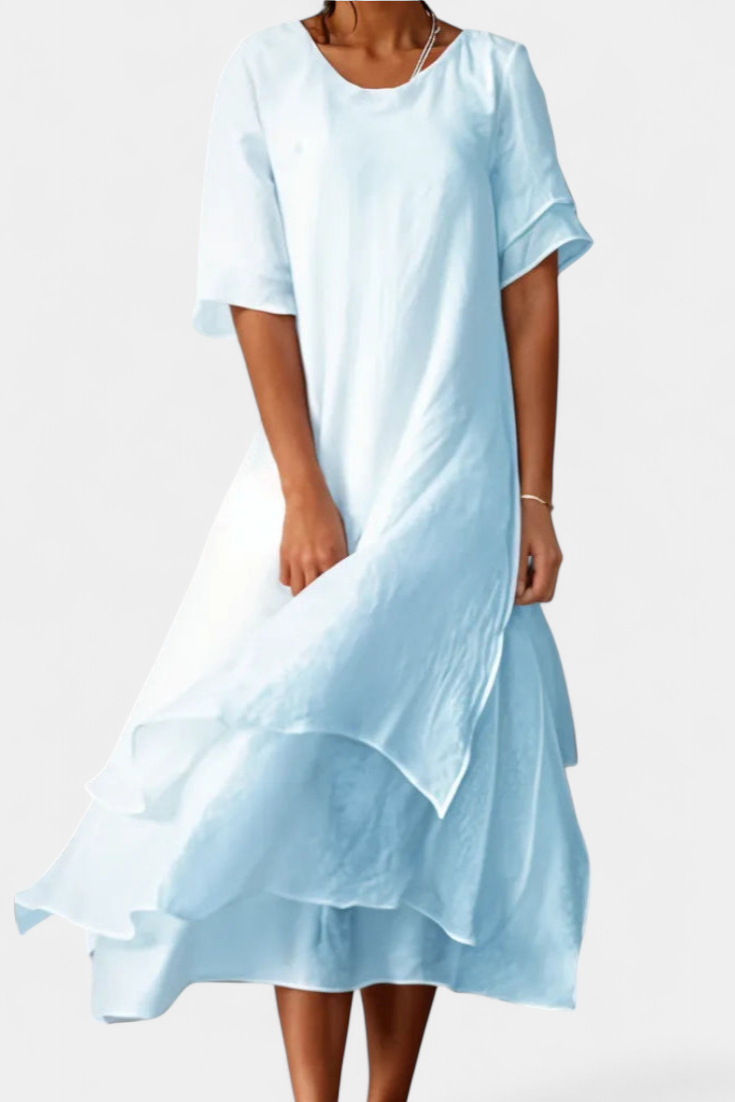 Eloise Vestito Maxi a Strati Elegante