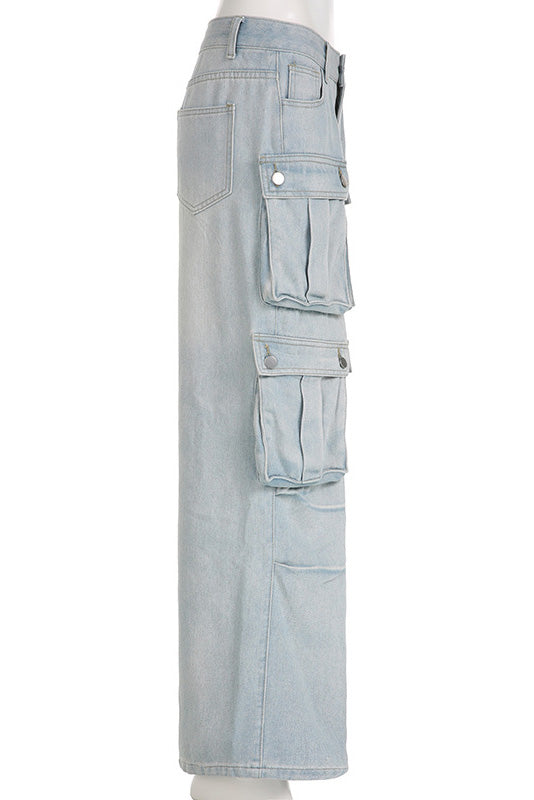 Sofia™ | Jeans dritti con eleganti dettagli in strass