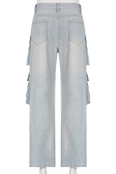 Sofia™ | Jeans dritti con eleganti dettagli in strass