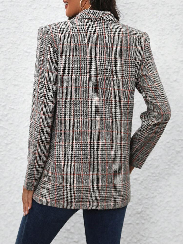 Sofia™ | Blazer Vintage Pied de Poule