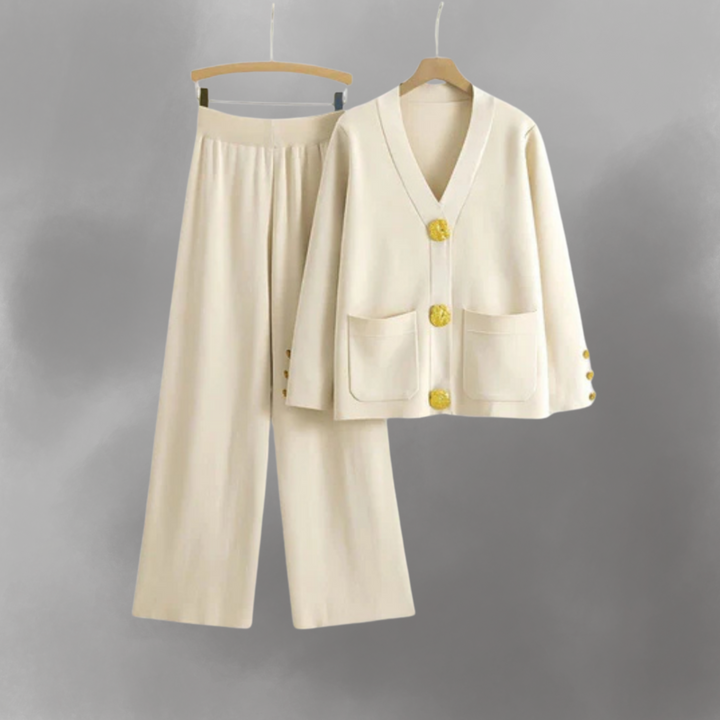 Sofia™ | Celeste Set di maglieria di lusso