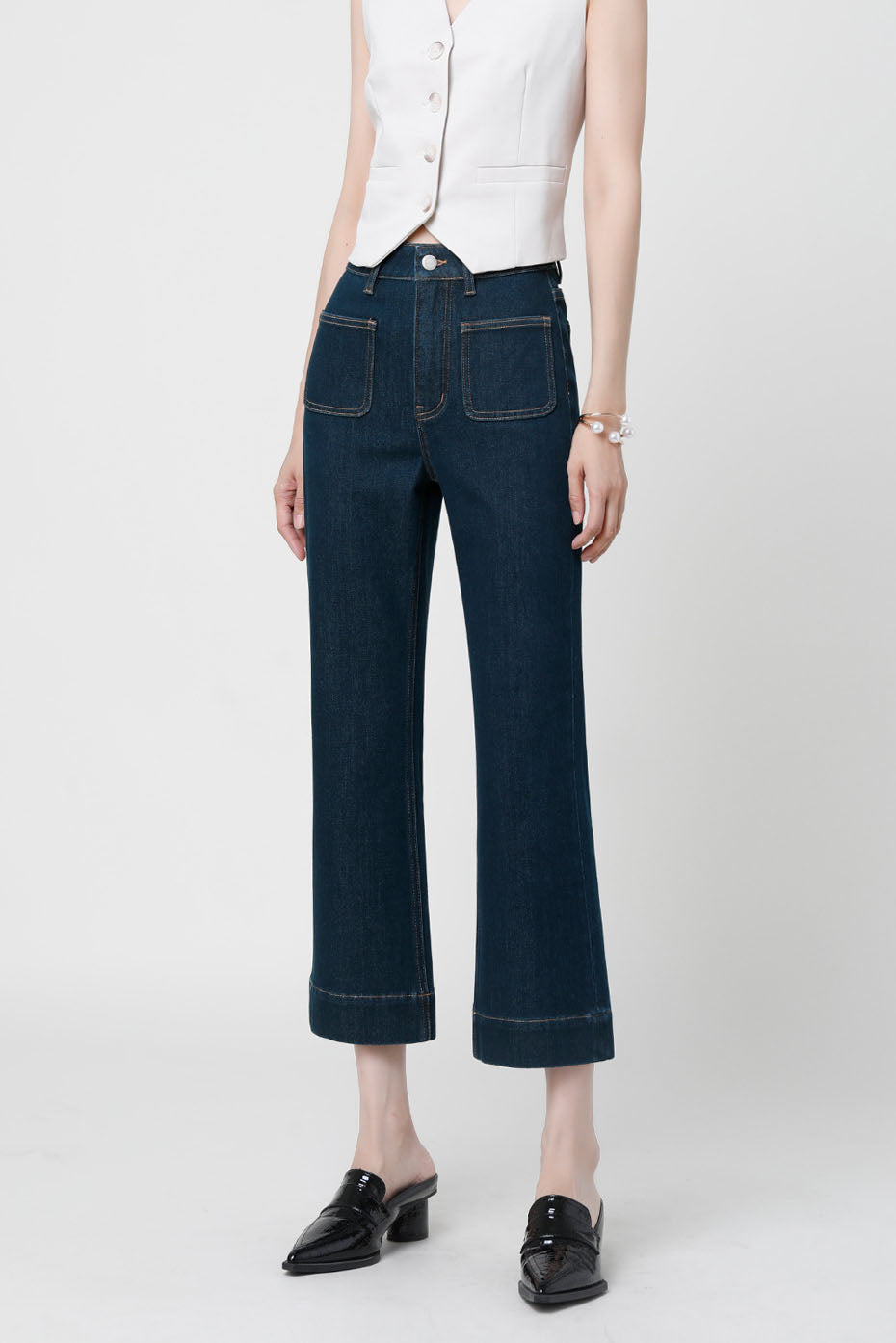 Sofia™ | Jeans Slim a Gamba Larga French Fry