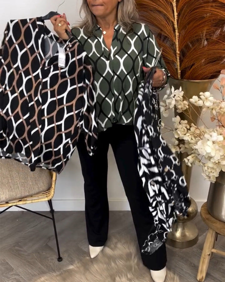 Noor – Blusa con Stampa Grafica