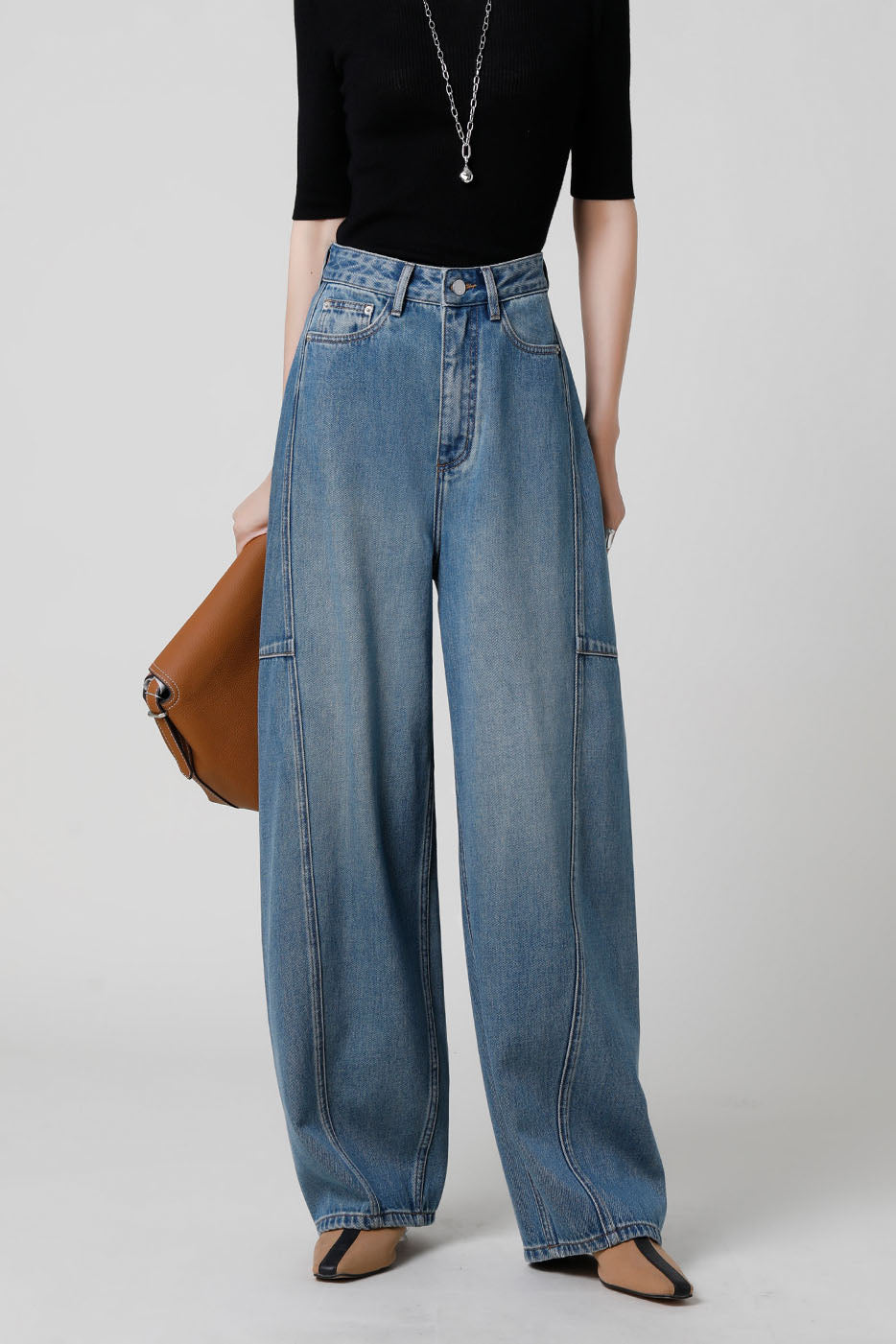 Sofia™ | Jeans Slim a Gamba Larga French Fry