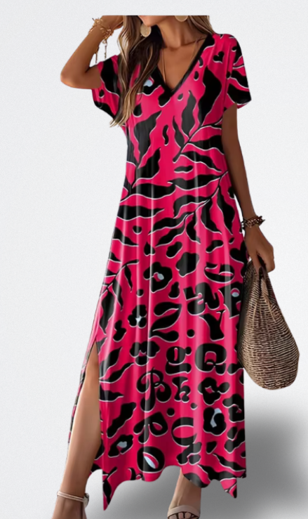 Abito Lungo Stile Tropicale