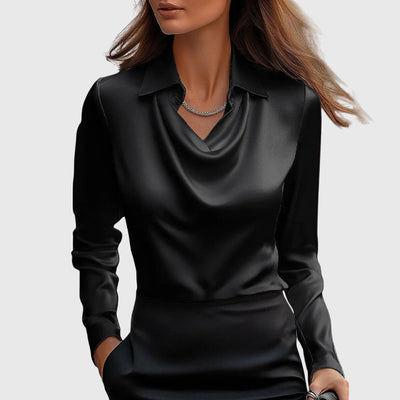 Brooklyn – Camicetta Elegante in Satin Lucido