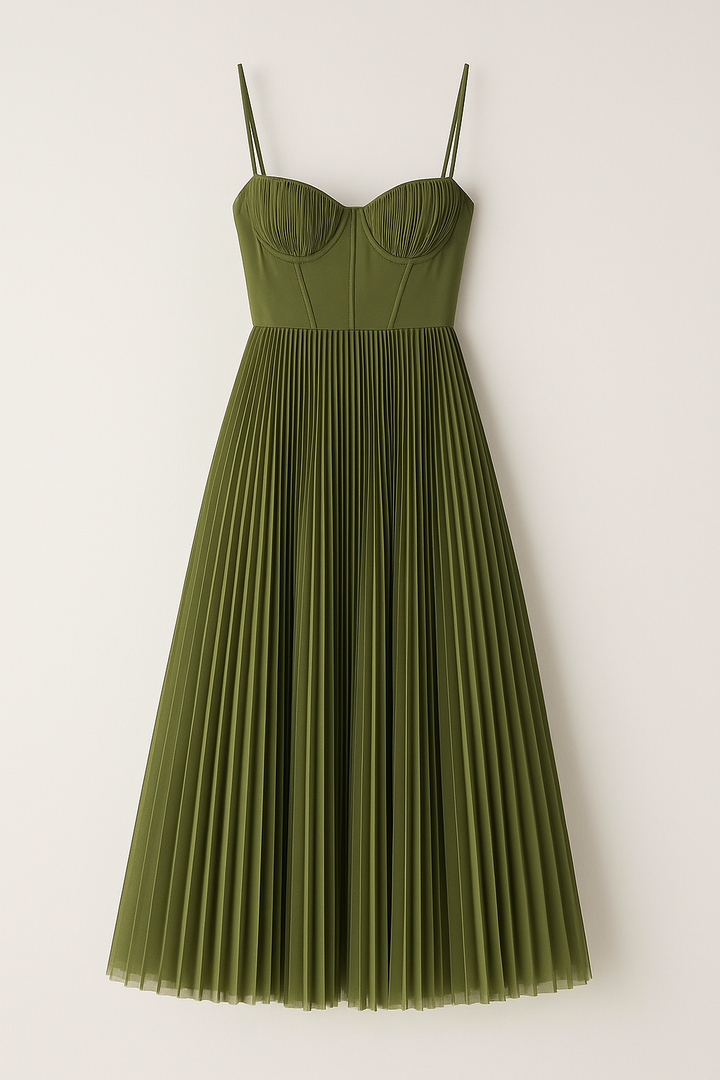 Clara | Abito Plissettato Elegante