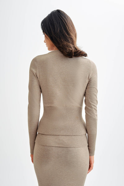 Sofia™ | Cardigan in Maglia con Bottoni Carina-Elise