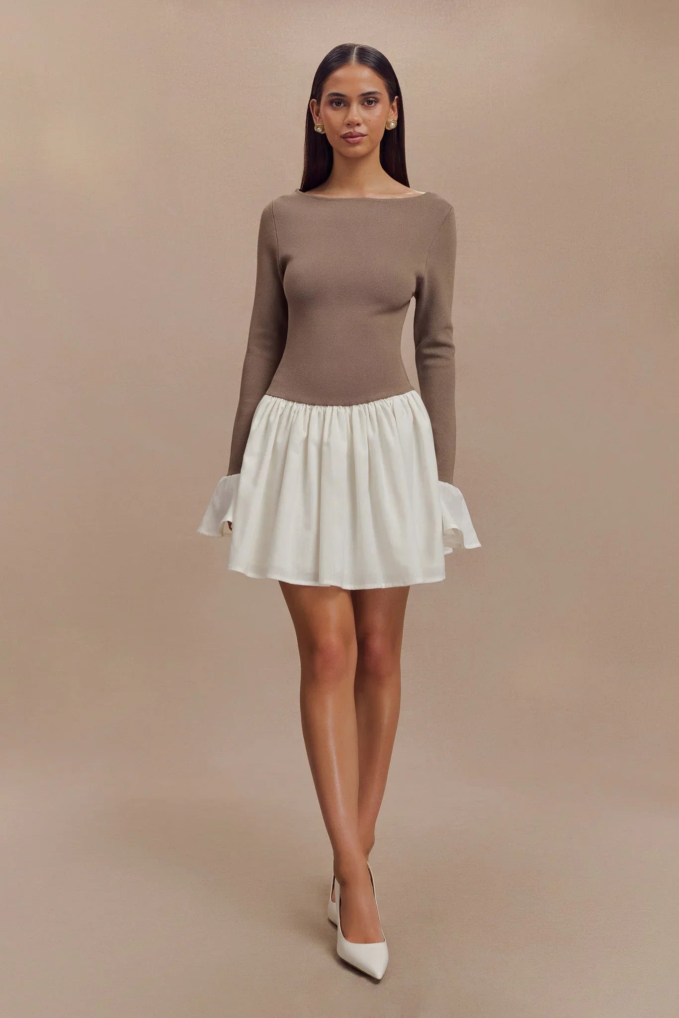 Sofia™ | Giulia Off-Shoulder Pullover Dress