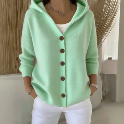 Nylah - Comoda Giacca a Maglia a Maniche Lunghe