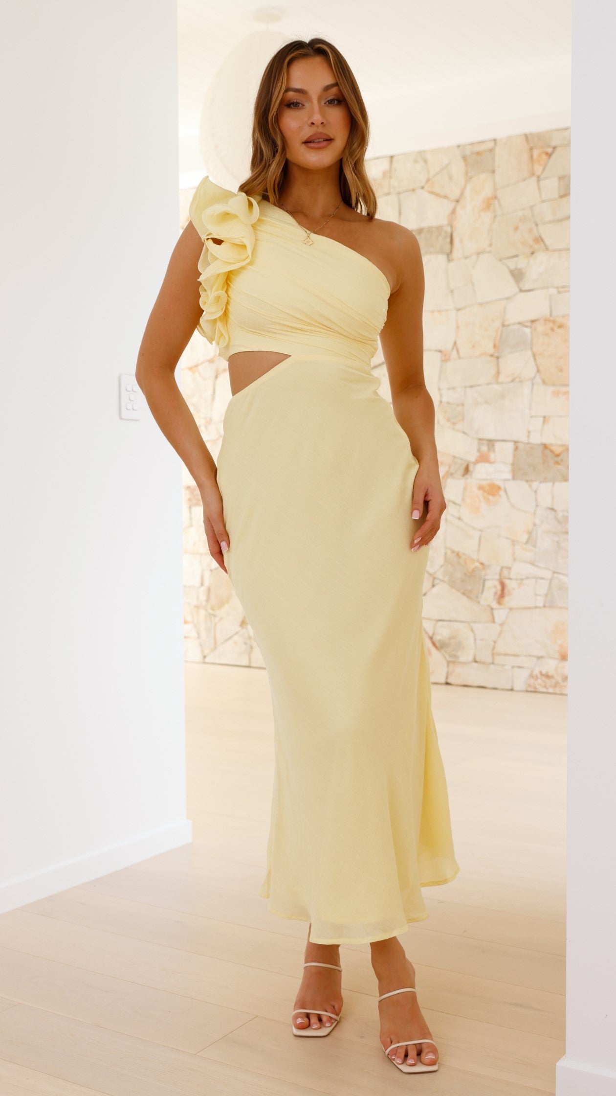 Blaire | Abito Maxi Cutout a Spalla Unica