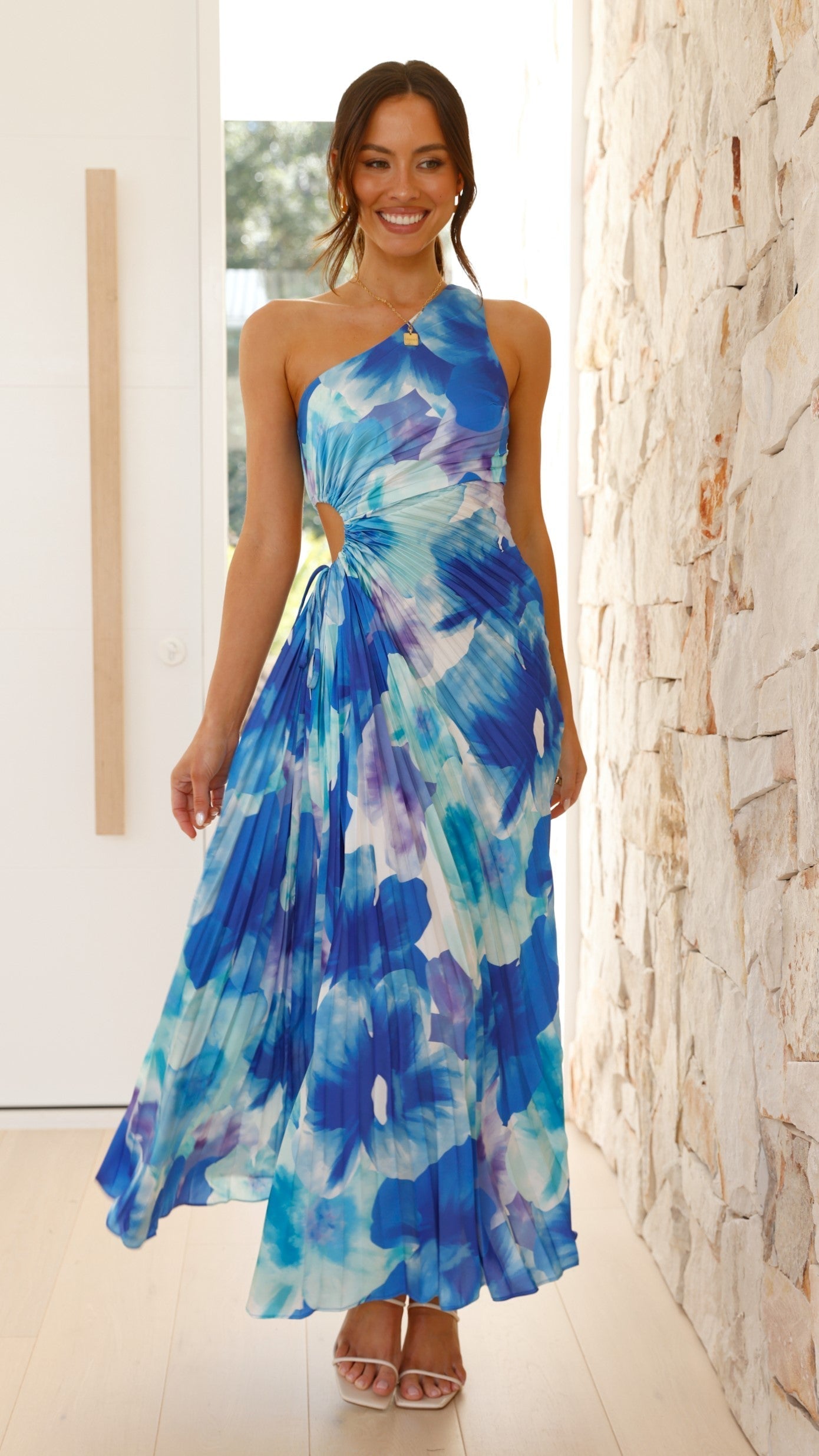 Sienna™ | Elegante Maxikleid con Cut-Out