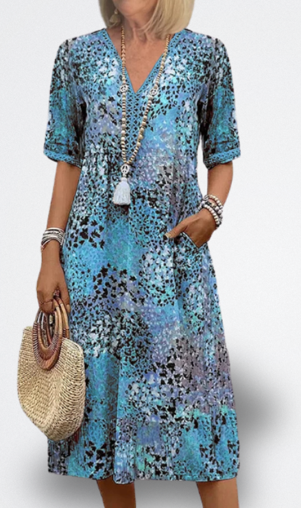 Vestito Midi Vibrante Florencia