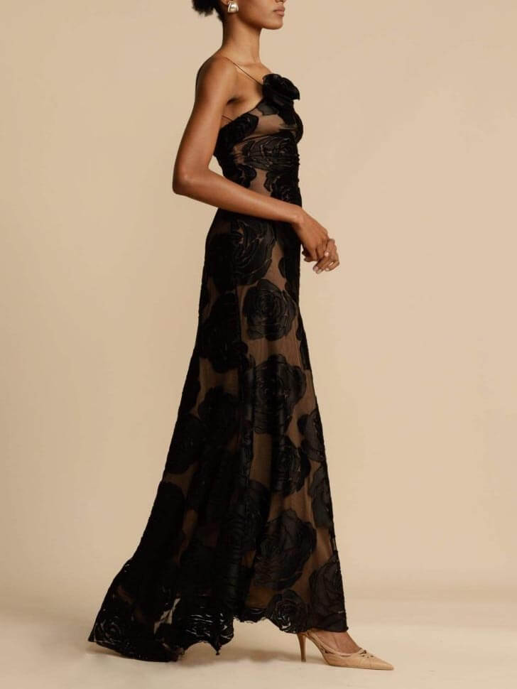 Alice - Abito Maxi con Fiori