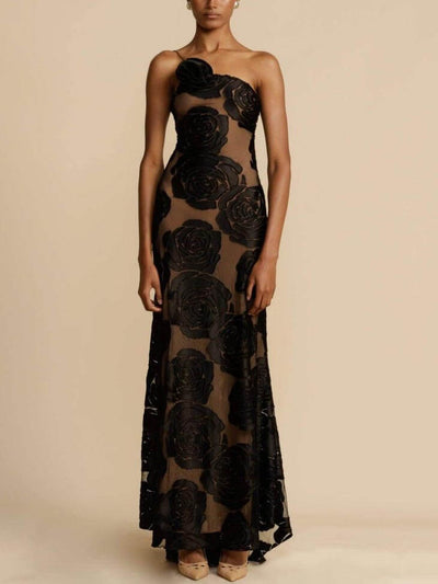 Alice - Vestito Maxi con Fiori