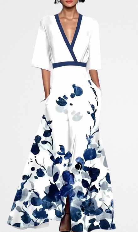 Elena | Abito Elegante a Manica Corta