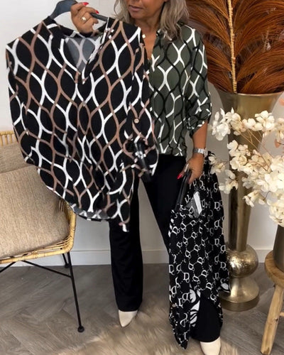 Noor – Blusa con Stampa Grafica