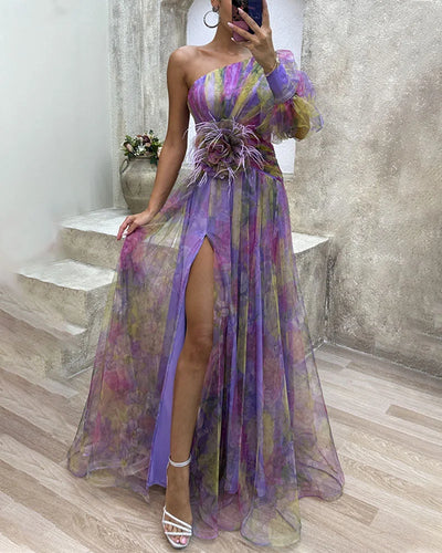 Ava | Abito Elegante con Spacco