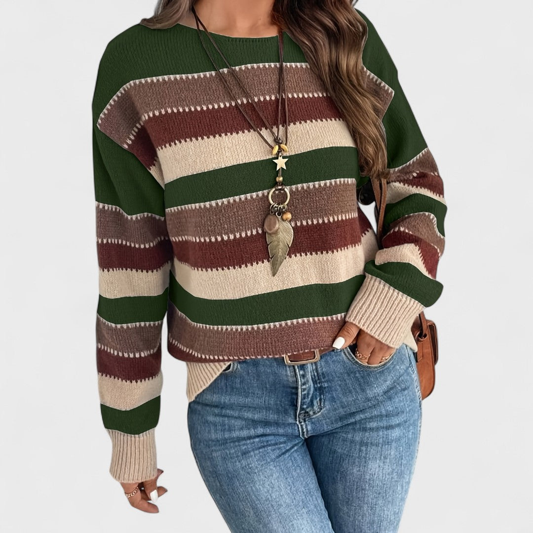 Maryanna - Maglione Casual Vintage da Donna