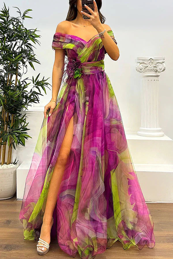 Daniela - Stupenda Maxi Dress Off Shoulder