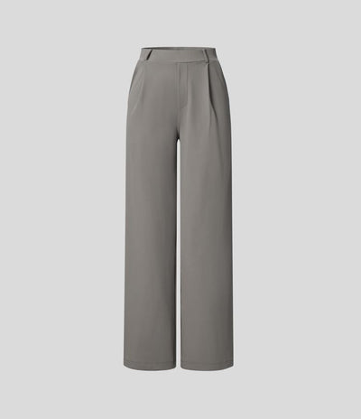 Sofia™ | Pantaloni eleganti a vita alta con tasche con zip