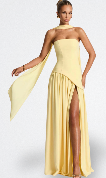 Aria | Abito Lungo Senza Spalline