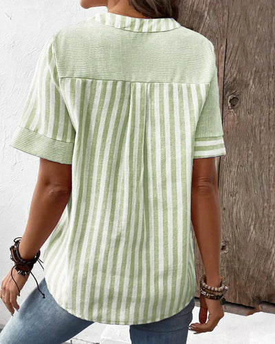 Sofia™ | Celie - Classico Top a Righe