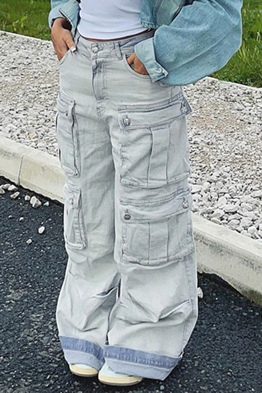 Sofia™ | Jeans dritti con eleganti dettagli in strass