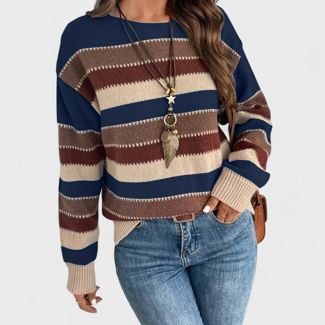 Maryanna - Maglione Casual Vintage da Donna