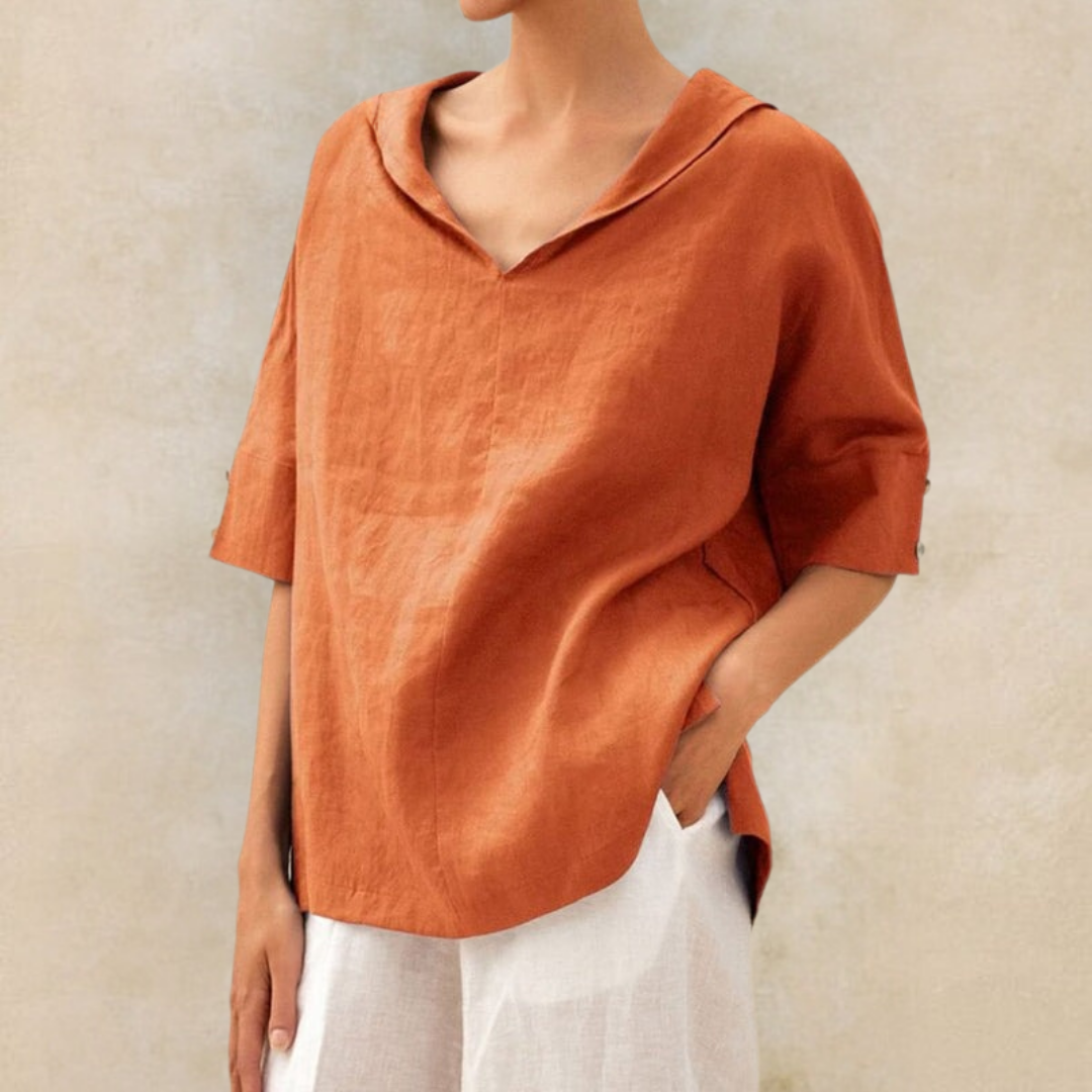 Sofia™ | Oriane - Blusa Casual e Leggera