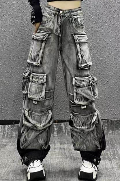 Sofia™ | Jeans dritti con eleganti dettagli in strass