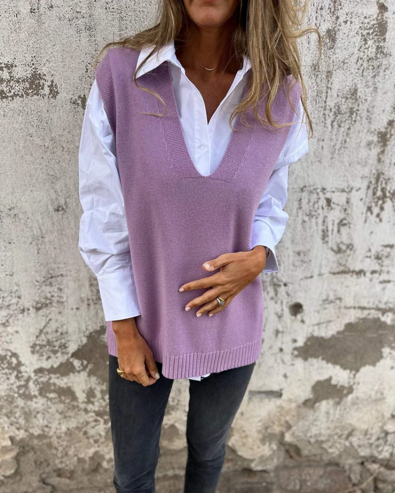 Sofia™ | Natalie Gilet in Maglia