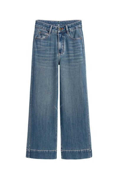 Sofia™ | Jeans Slim a Gamba Larga con Patatine Fritte