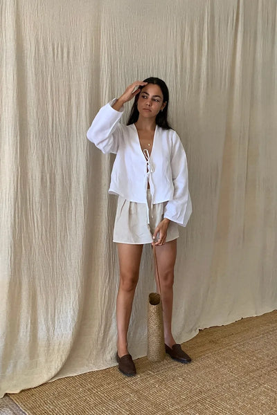 Sofia™ | Elegante e semplice blusa in pizzo