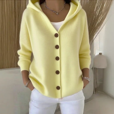 Nylah - Comoda Giacca a Maglia a Maniche Lunghe
