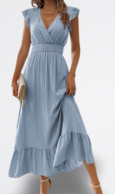 Nyra Vestito Morbido di Lunghezza Media