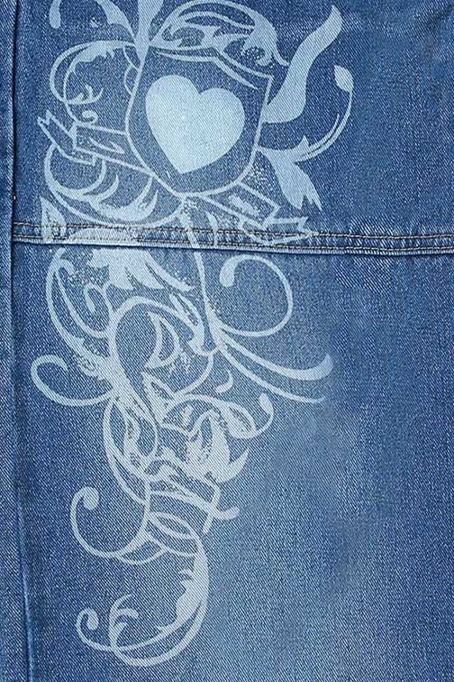 Sofia™ | Pantaloni cargo in denim a vita alta