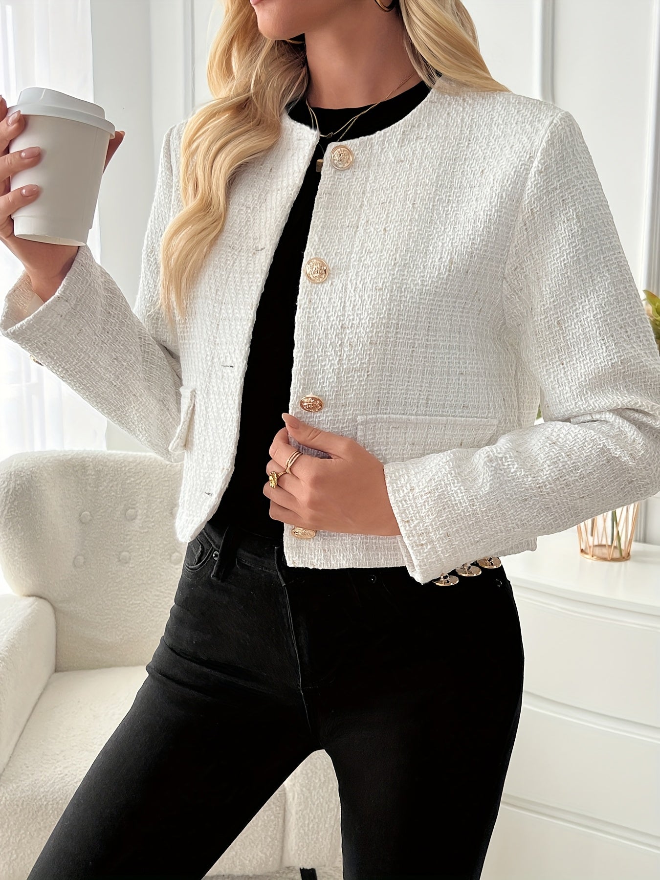 Alessia | Giacca in Tweed Corto