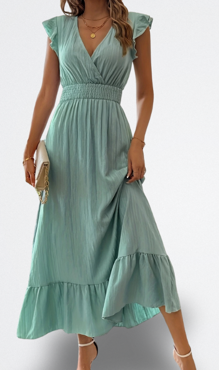 Nyra Vestito Morbido di Lunghezza Media